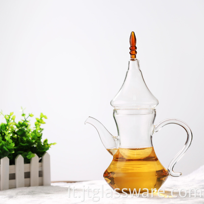 glass teapot to boil water